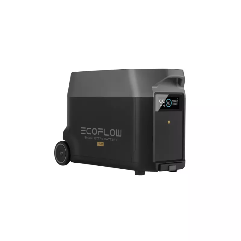 Batterij 3600 Wh voor EcoFlow DELTA Pro — 39 kg, 635×285×416 mm, zwart