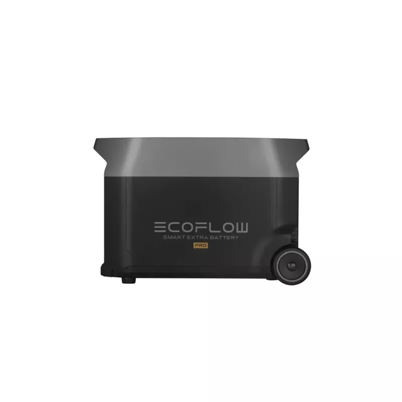 Batterij 3600 Wh voor EcoFlow DELTA Pro — 39 kg, 635×285×416 mm, zwart