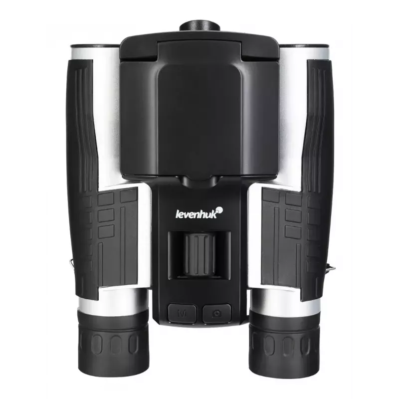 Verrekijker Levenhuk Atom DB20 met 20-voudige vergroting en ingebouwde 2-MP-camera, LCD-display