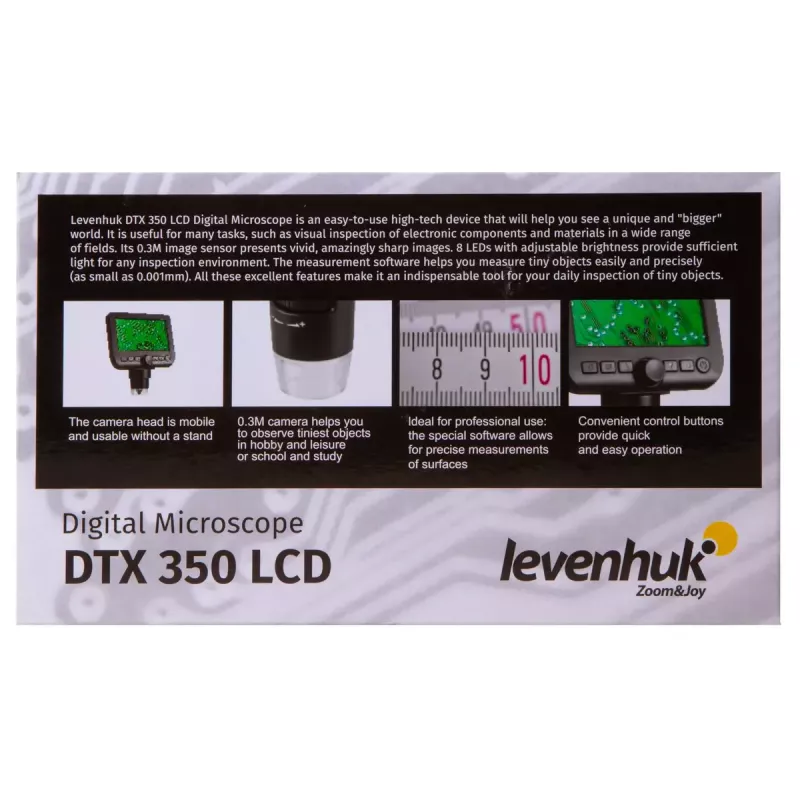 Digitale microscoop Levenhuk DTX 350 LCD 600-voudige vergroting