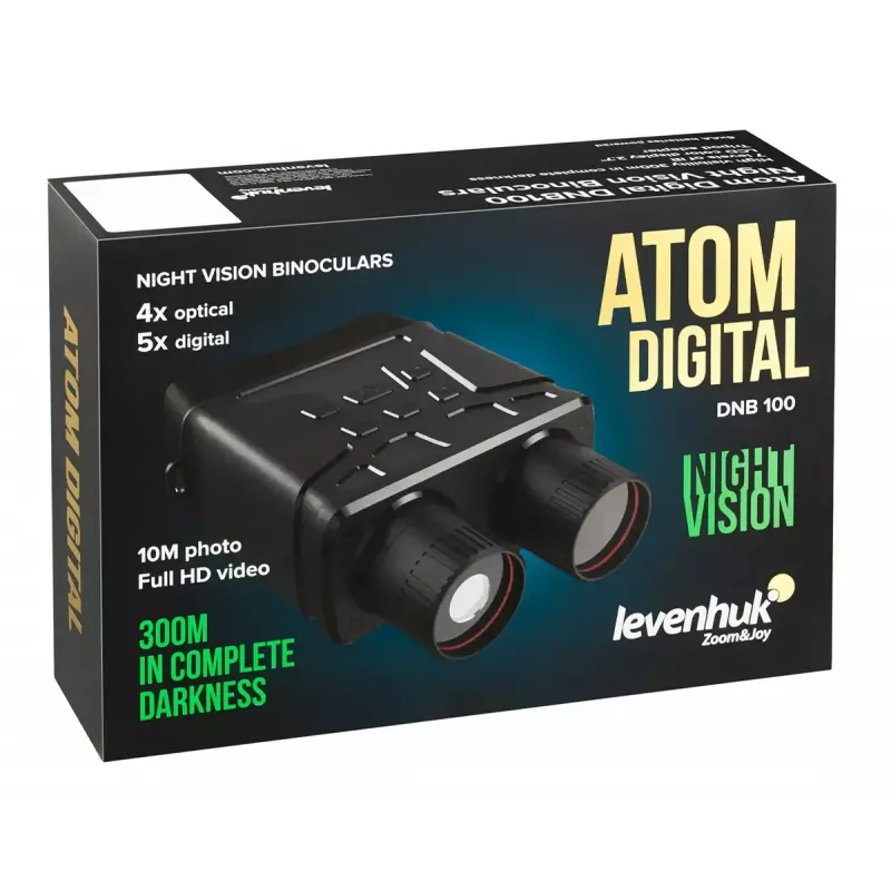Digitale nachtkijkverrekijker Levenhuk Atom DNB100, bereik tot 100 m