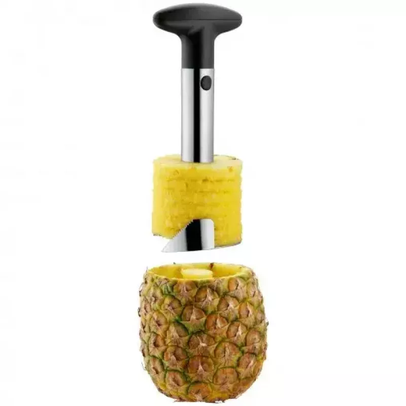 WMF Gourmet 18.7367.6030 ananassnijder, 8 cm, roestvrij staal, zwart