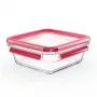 EMSA CLIP & CLOSE N10414 Vierkante box 0,8 L transparant 1 stuk