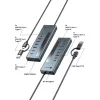 RAIDSONIC ICY BOX 9-in-1 hub met Power Delivery, USB 3.2 Gen 2 Type-C/Type-A host, aluminium, blauw