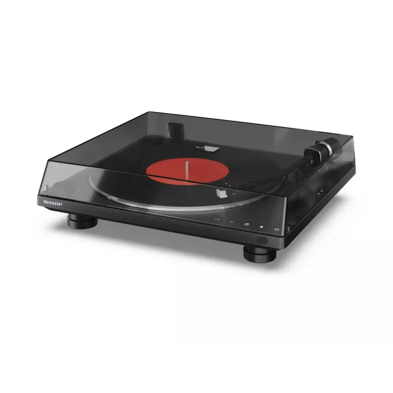 Platenspeler Sharp RP-TT100 zwart direct aangedreven met USB-uitgang voor digitale opname