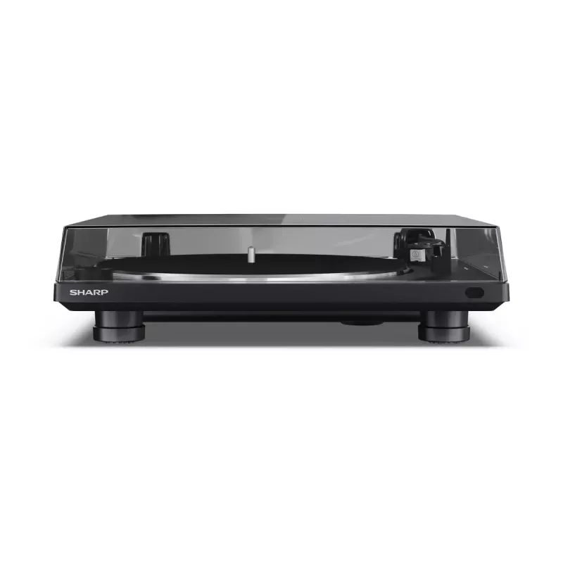 Platenspeler Sharp RP-TT100 zwart direct aangedreven met USB-uitgang voor digitale opname