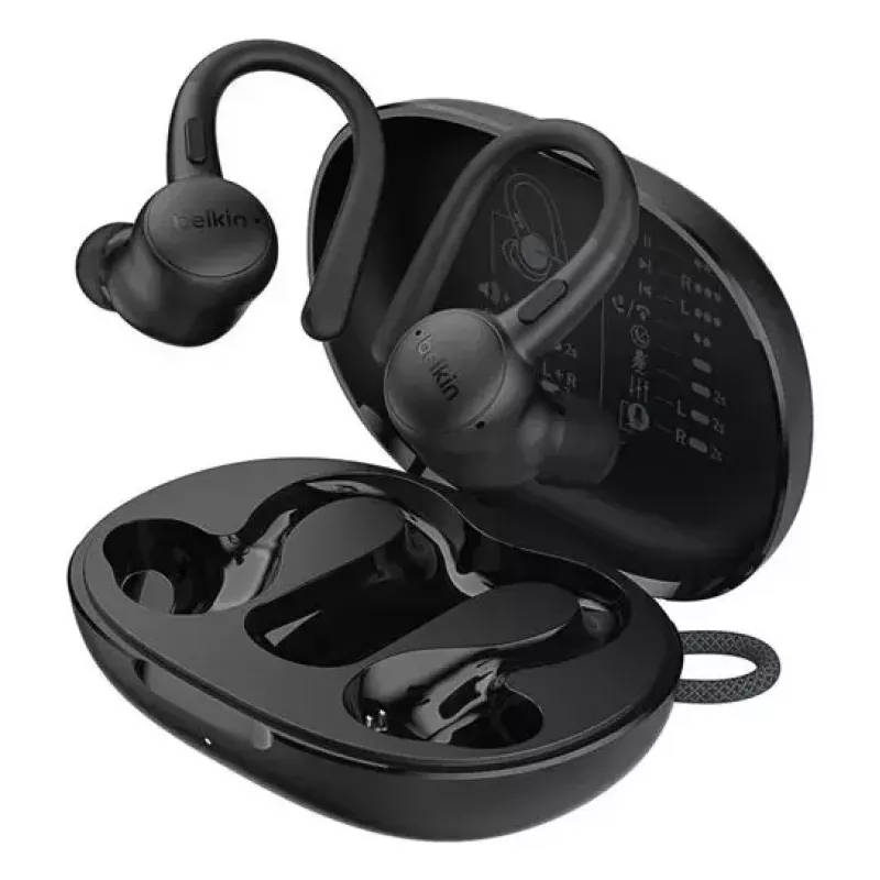 Headset Belkin SoundForm ActiveFit bedraad draadloos Bluetooth zwart