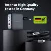 Voeding Intenso W100ACC+C520C 100W snellader GaN zwart