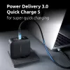 Voeding Intenso W100ACC+C520C 100W snellader GaN zwart
