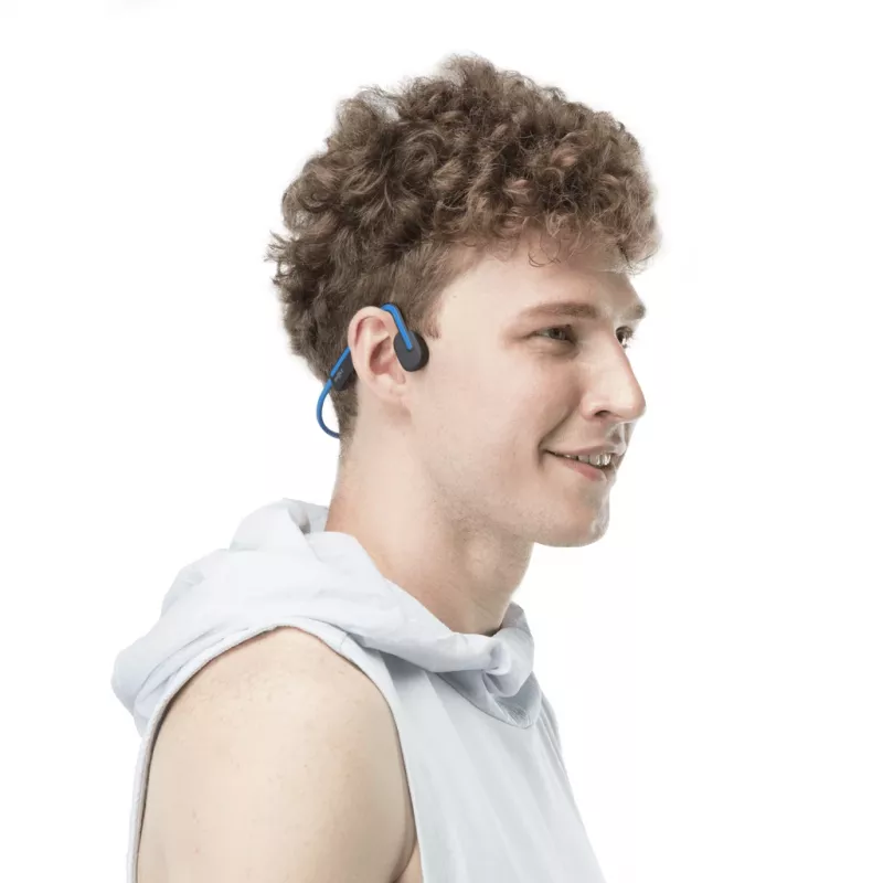 SHOKZ OpenMove hoofdtelefoon draadloos oorbeugel gesprekken/muziek USB Type-C Bluetooth blauw