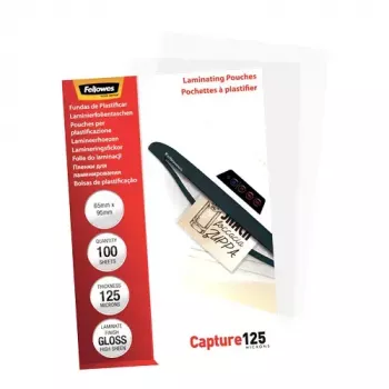 Fellowes Glossy 125 Micron Card Lamineerhoes - 65x95mm
