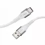 Intenso A315C 7901102 USB-A-naar-USB-C-kabel, USB 2.0, 3 A, PD tot 60 W, nylon, 1,5 m, wit