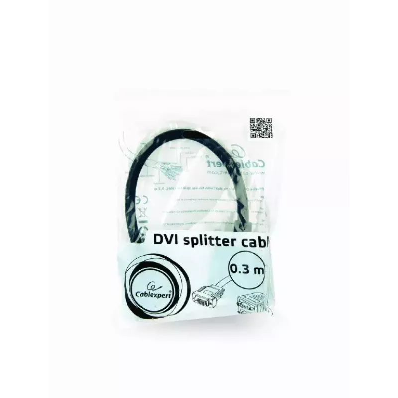 Gembird A-DVI-2VGA-01 splitter-adapterkabel, DVI-I-stekker naar 2× VGA-bus