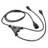 Lindy 1m IEC-splitterkabel IEC C14 naar 2 x IEC C13