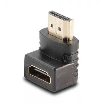 Lindy HDMI-bus naar HDMI-stekker 90° haakse adapter - naar beneden