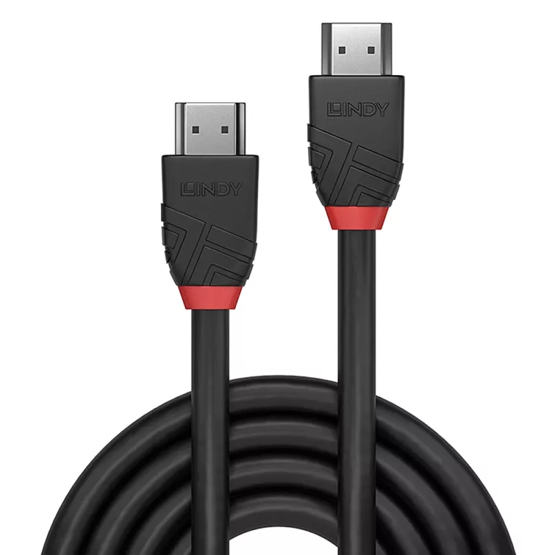 Lindy 5m High Speed HDMI-kabel, Black Line