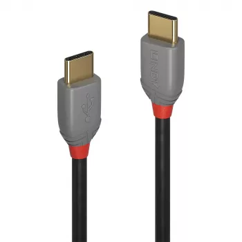USB 2.0 Type-C-naar-C-kabel Lindy 36871 1m Anthra Line