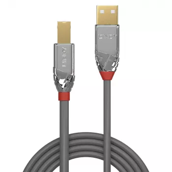 Lindy 3m USB 2.0 Type-A naar B kabel, Cromo Line