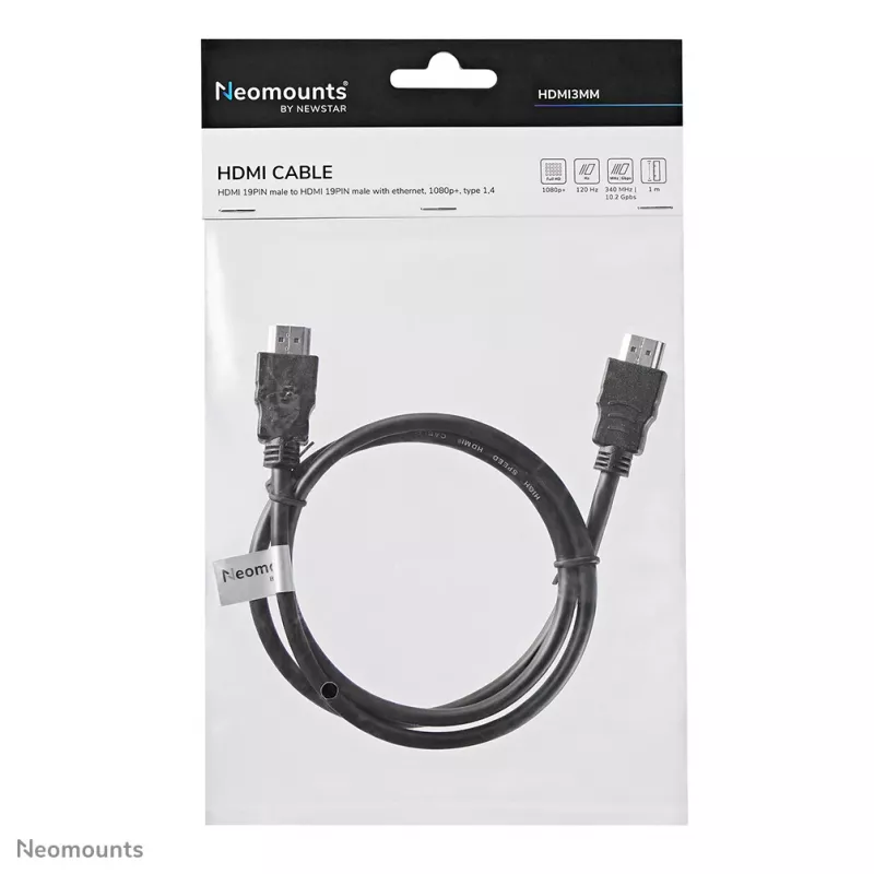 Neomounts HDMI3MM High Speed HDMI 1.3-kabel, HDMI male naar HDMI male, 1 m