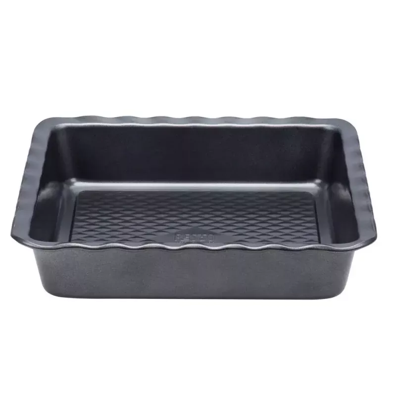Lasagne-ovenschaal Resto Kitchenware 96115 rechthoekig koolstofstaal 255x255x50 mm