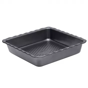 Lasagne-ovenschaal Resto Kitchenware 96115 rechthoekig koolstofstaal 255x255x50 mm
