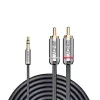 Lindy 3m 3,5mm naar cinch audiokabel, Cromo Line