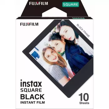 Sofortbildfilm Fujifilm Instax Square zwart frame