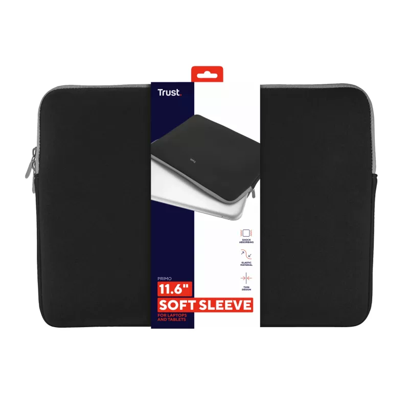 Trust 21254 laptoptas 29,5 cm (11,6 inch) sleeve Zwart