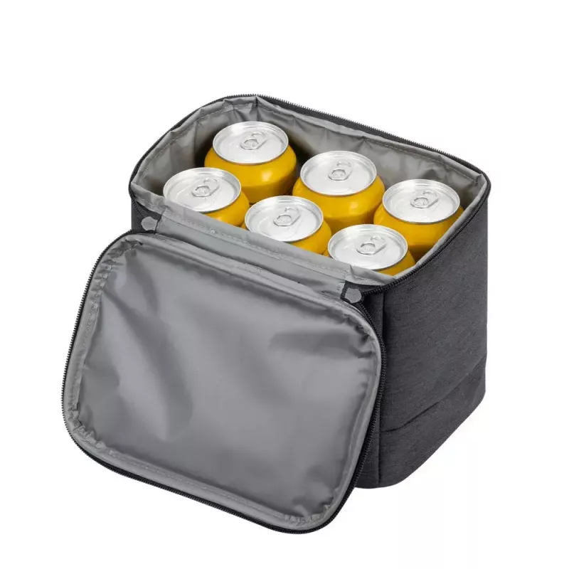 Lunchtas RESTO 5503 — 6 L inhoud, grijs, PEVA & polyester, compact 190×150 mm