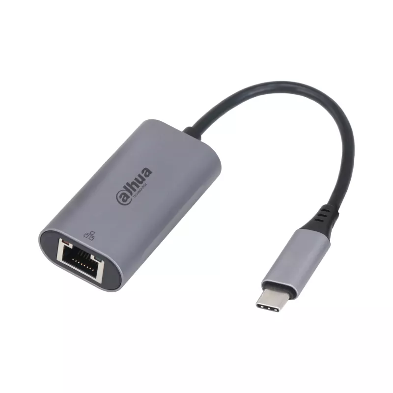 USB 3.0 Type-C naar RJ45 adapter DAHUA TC31 — 1000 Mbit/s, USB-gevoed, Grijs