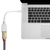 Lindy 0,20 m Mini DisplayPort naar DisplayPort adapterkabel, 0,15 m, Mini DisplayPort, DisplayPort, stekker, bus, Wit