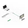 Lindy 0,20 m Mini DisplayPort naar DisplayPort adapterkabel, 0,15 m, Mini DisplayPort, DisplayPort, stekker, bus, Wit