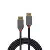 DisplayPort-kabel Lindy 2m DisplayPort 1.4 kabel Anthra Line