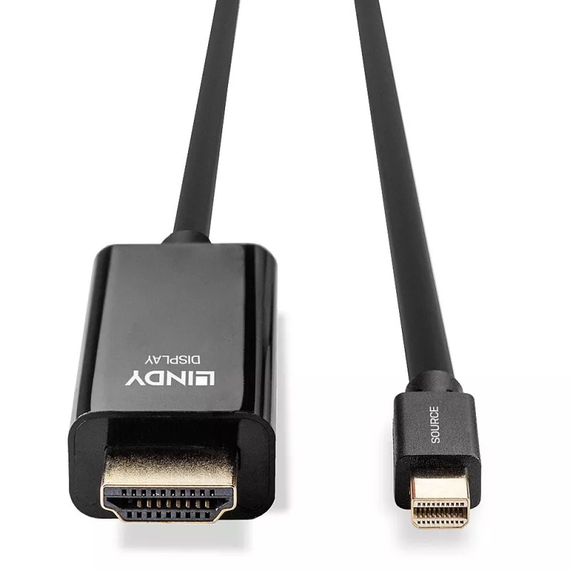 Lindy 36926 Mini DisplayPort-naar-HDMI-kabel, 1 m, passief, 4K30
