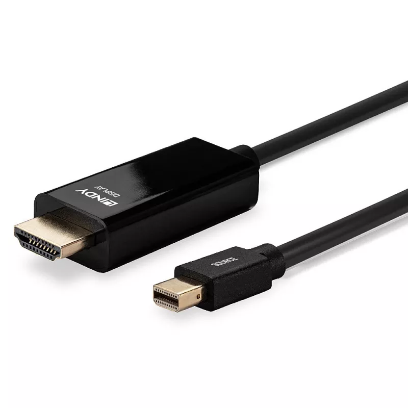 Lindy 36926 Mini DisplayPort-naar-HDMI-kabel, 1 m, passief, 4K30