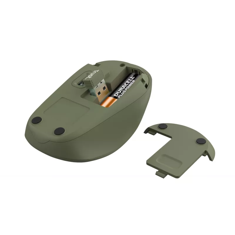 Trust Yvi+ muis office rechtshandig RF draadloos optisch 1600 DPI