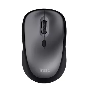 Trust Yvi+ Silent draadloze muis, rechtshandig, optisch, RF draadloos, 1600 DPI, zwart