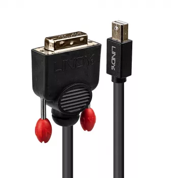 Lindy 3m Mini DisplayPort naar DVI kabel, zwart