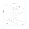 Neomounts DS10-150SL1 telefoonhouder tot 4,7 inch - opvouwbaar - universeel