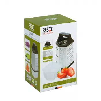 Boxrasp Resto Kitchenware 95413 zwart roestvrij staal