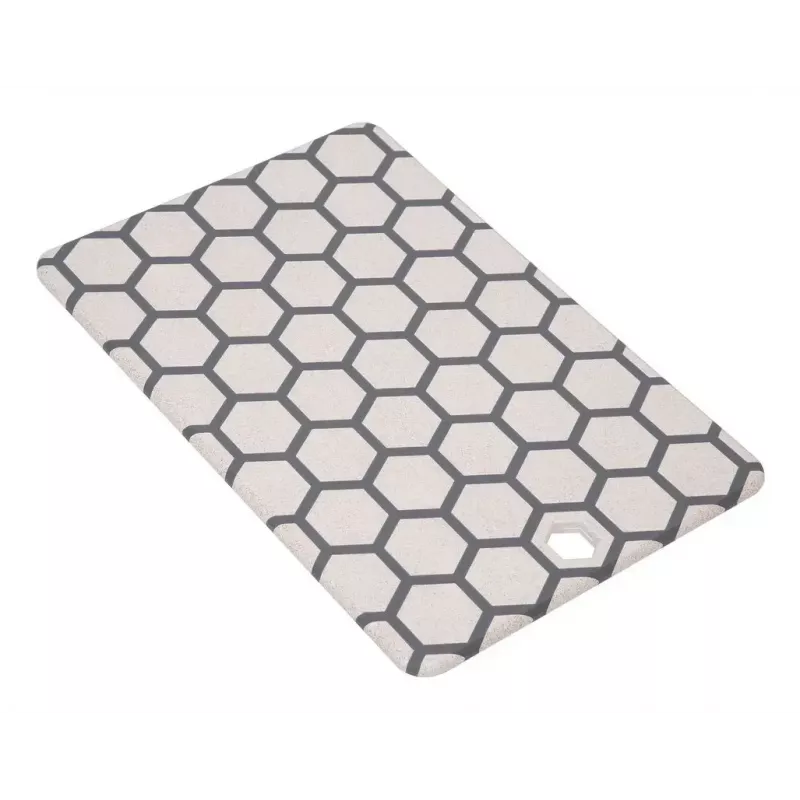 Snijplank Resto Kitchenware 95403 rechthoekig kunststof grijs wit
