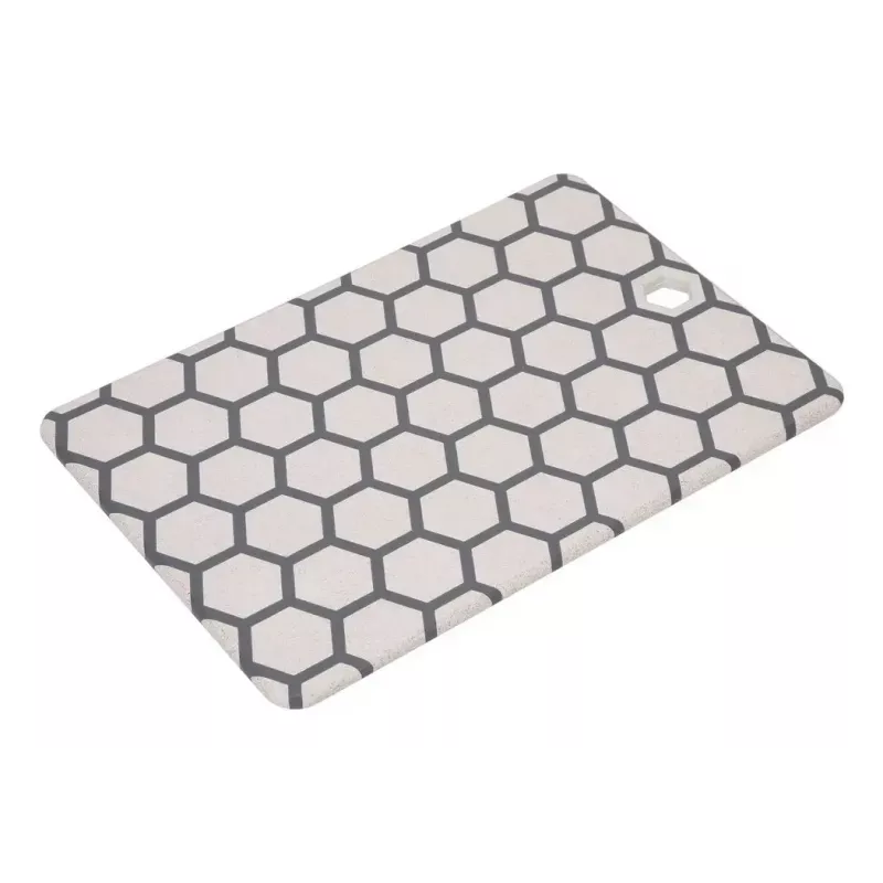 Snijplank Resto Kitchenware 95403 rechthoekig kunststof grijs wit