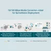 TP-Link 10/100 Mbit/s RJ45 naar 100 Mbit/s singlemode SC WDM bidirectionele mediaconverter