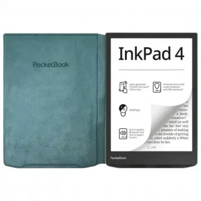 Cover PocketBook HN-FP-PU-743G-SG-WW e-readerhoes 7,8 inch groen