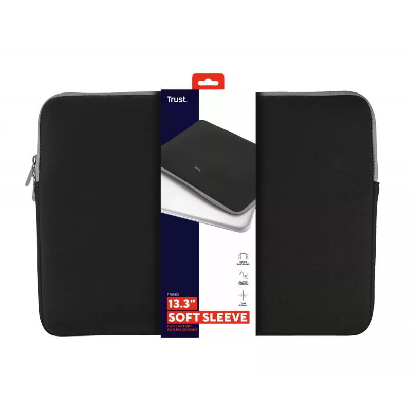 Trust 21251 laptoptas 33,8 cm (13,3 inch) sleeve zwart