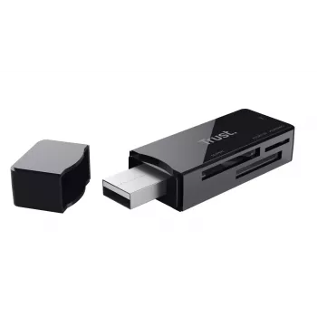 Trust NANGA kaartlezer USB 3.2 Gen 1 (3.1 Gen 1) Type-A zwart