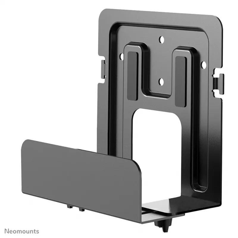 Neomounts AWL-450BL mediaspelerhouder, universeel, ook geschikt voor Apple TV, 5 kg, diepte 47–76 mm, 128 mm, staal, zwart