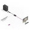 Lindy 41006 actieve DisplayPort-naar-VGA-converter, 0,15 m, zwart