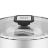 Resto Kitchenware Anser ronde kookpan 2,5 l, zwart, roestvrij staal