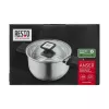 Resto Kitchenware Anser ronde kookpan 2,5 l, zwart, roestvrij staal
